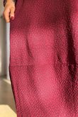 Copenhagen Crackle Cocoon Dress Burgundy
